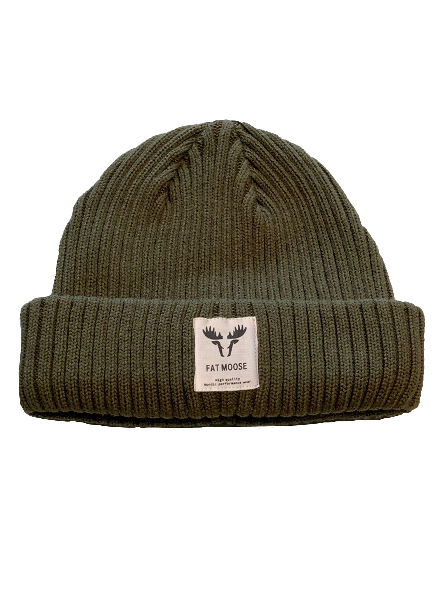 Fat Moose Fat Beanie in Army