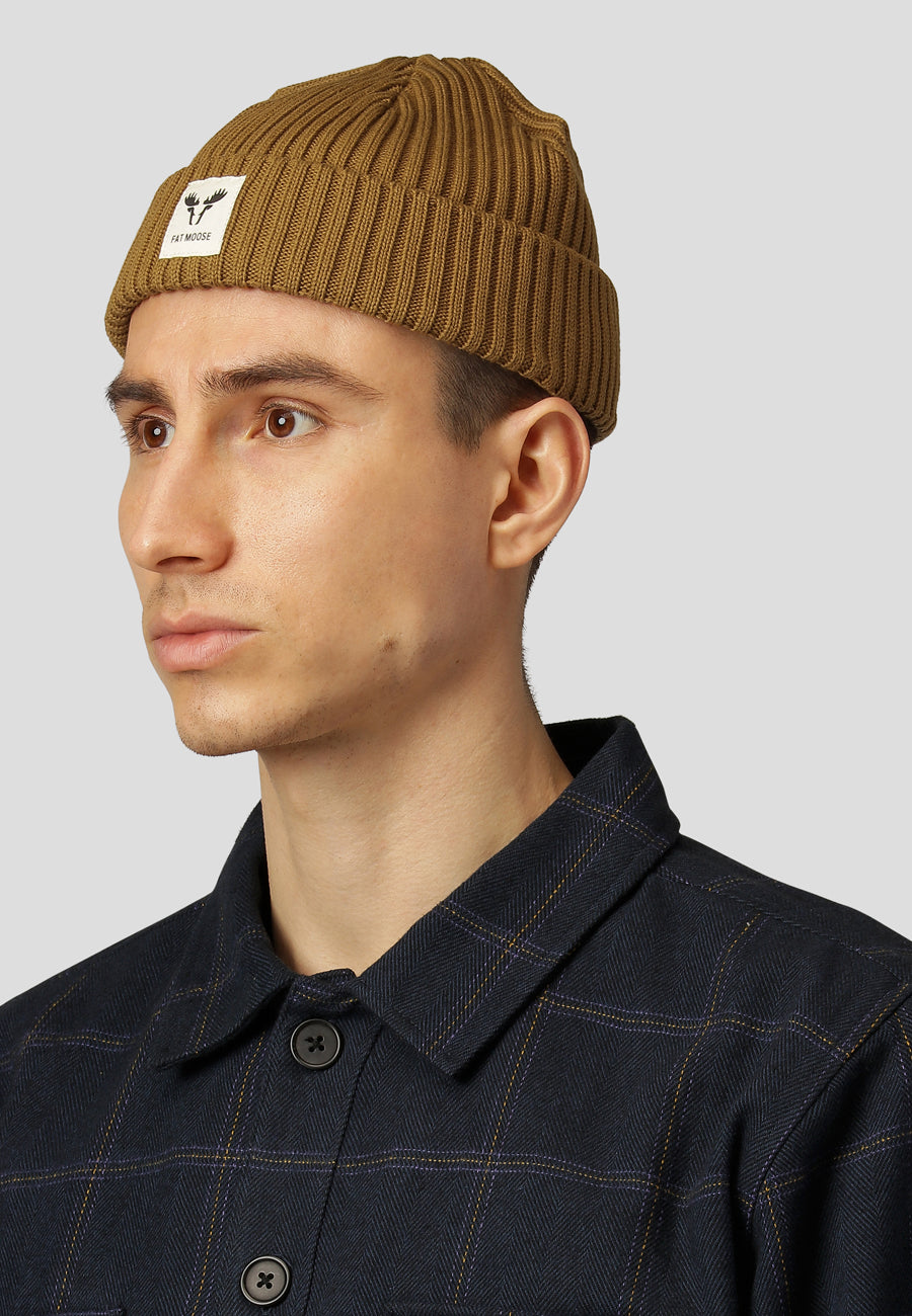 Fat Moose Fat Beanie in Bronze