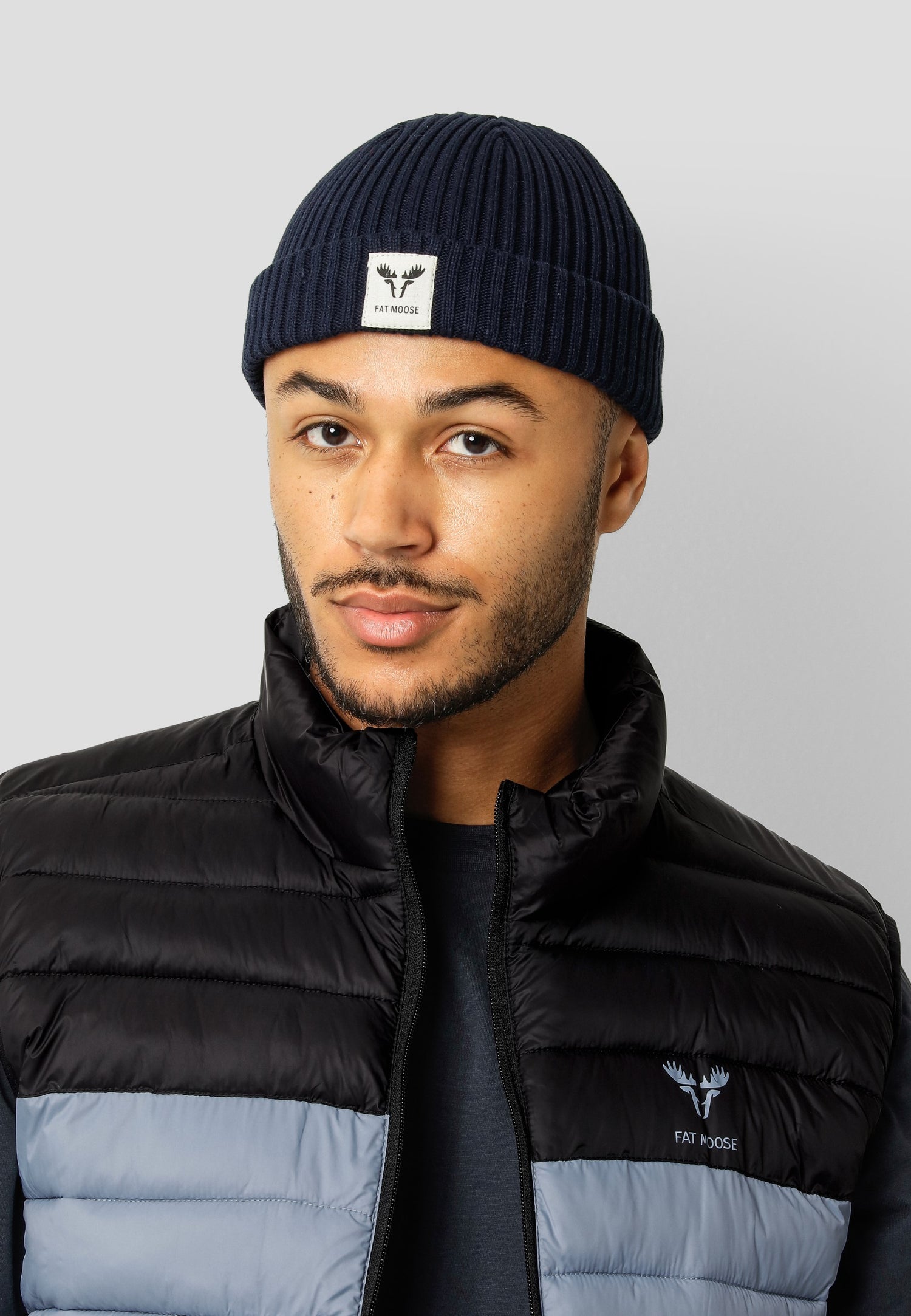 Fat Moose Fat Beanie in Navy 02
