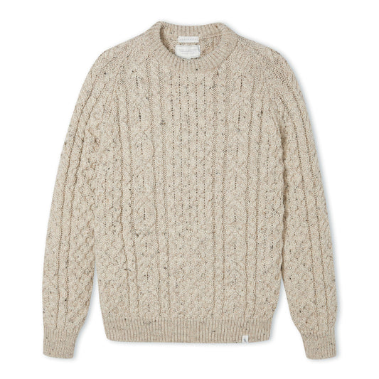 Peregrine Men Hudson Aran jumper