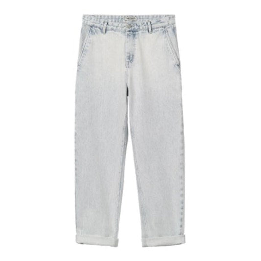 Pierce Pant für Frauen von Carhartt WIP in Farbe Blue Sun washed.