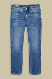 gerade geschnittene Five Pocket Jeans von Kings of Indigo in Blauem Jeans Stoff design.