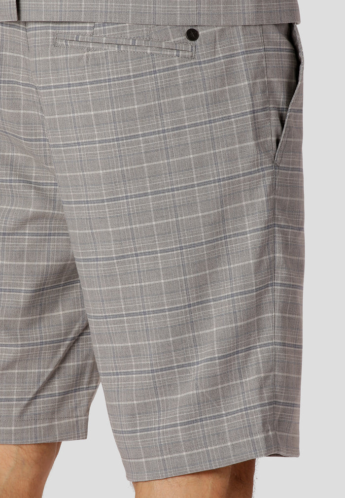 Clean Cut Copenhagen Milano Garvin Shorts light grey check