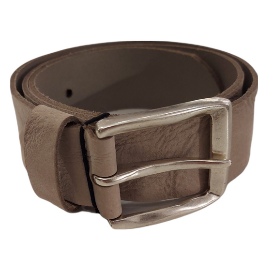 Yutu Ledergürtel DAMEN CREME
