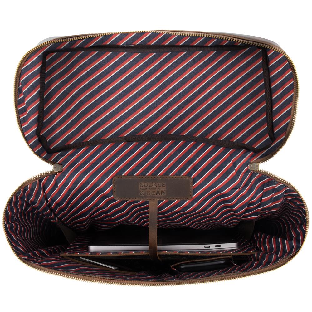 Buckle & Seam Leder Rucksack Siwa Dots