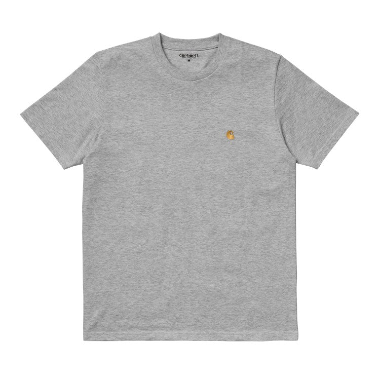 Carhartt WIP S/S Chase T-Shirt in Grey Heather