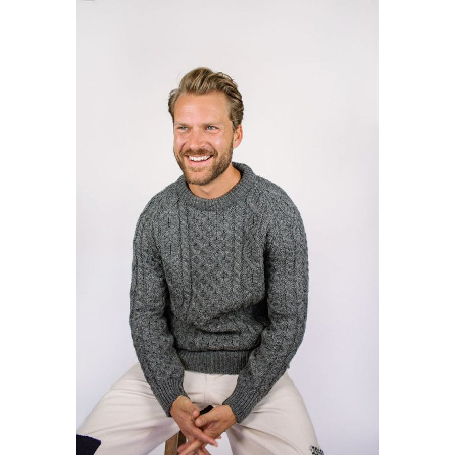 Peregrine Men Hudson Aran jumper
