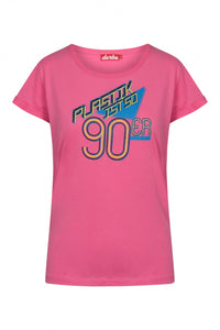 Derbe Hamburg Plastik Girls T-Shirt Carmine Rose Pink