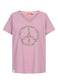 Derbe Hamburg Damen Peace T-Shirt in mauve
