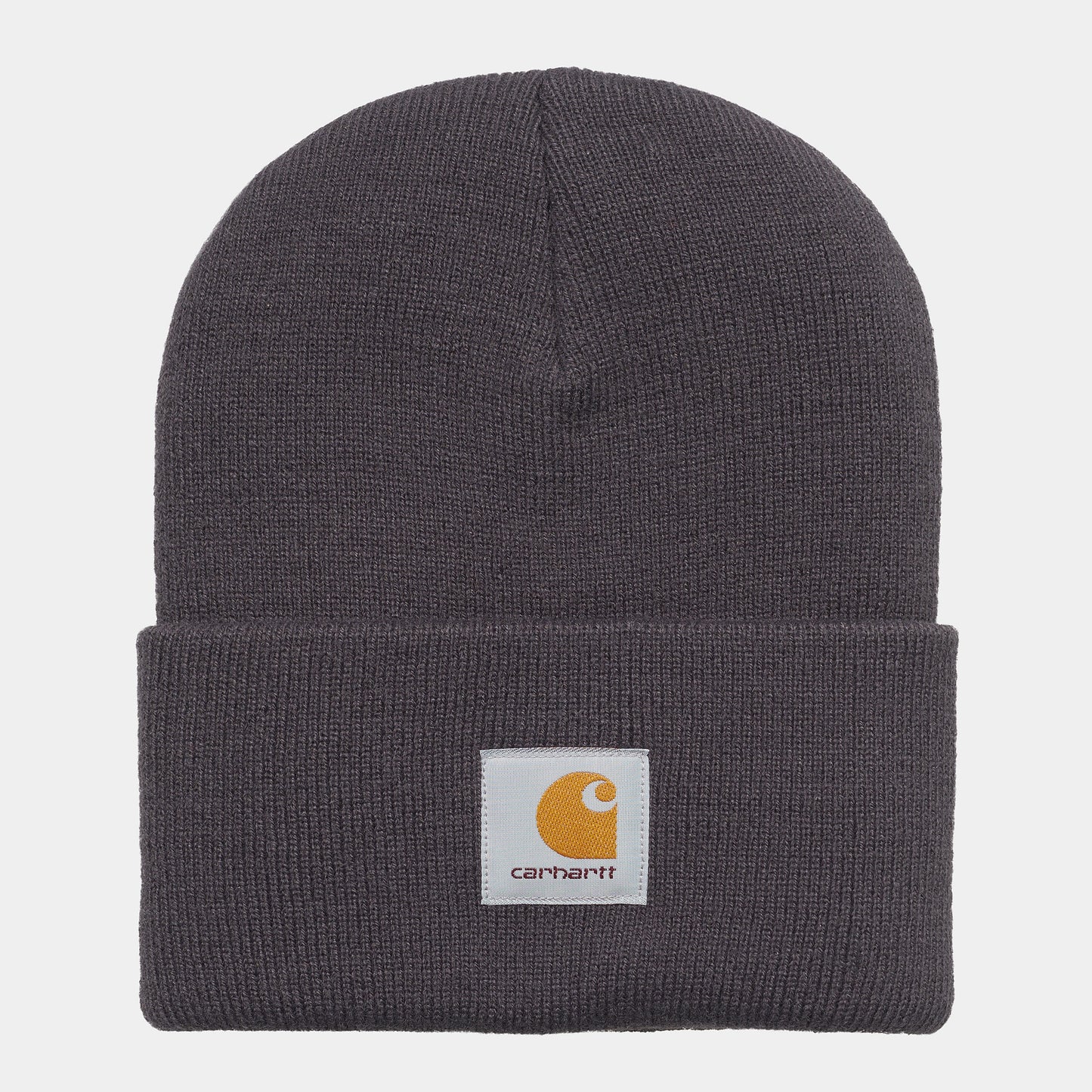 Carhartt Acrylic Watch Hat mit Carhartt Logo vorne drauf in Dunkelgrau.