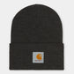 Carhartt WIP Acrylic Watch Hat Heather in Black Heather