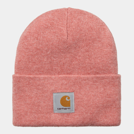 Carhartt WIP Acrylic Watch Hat Heather in Misty Blush Heather
