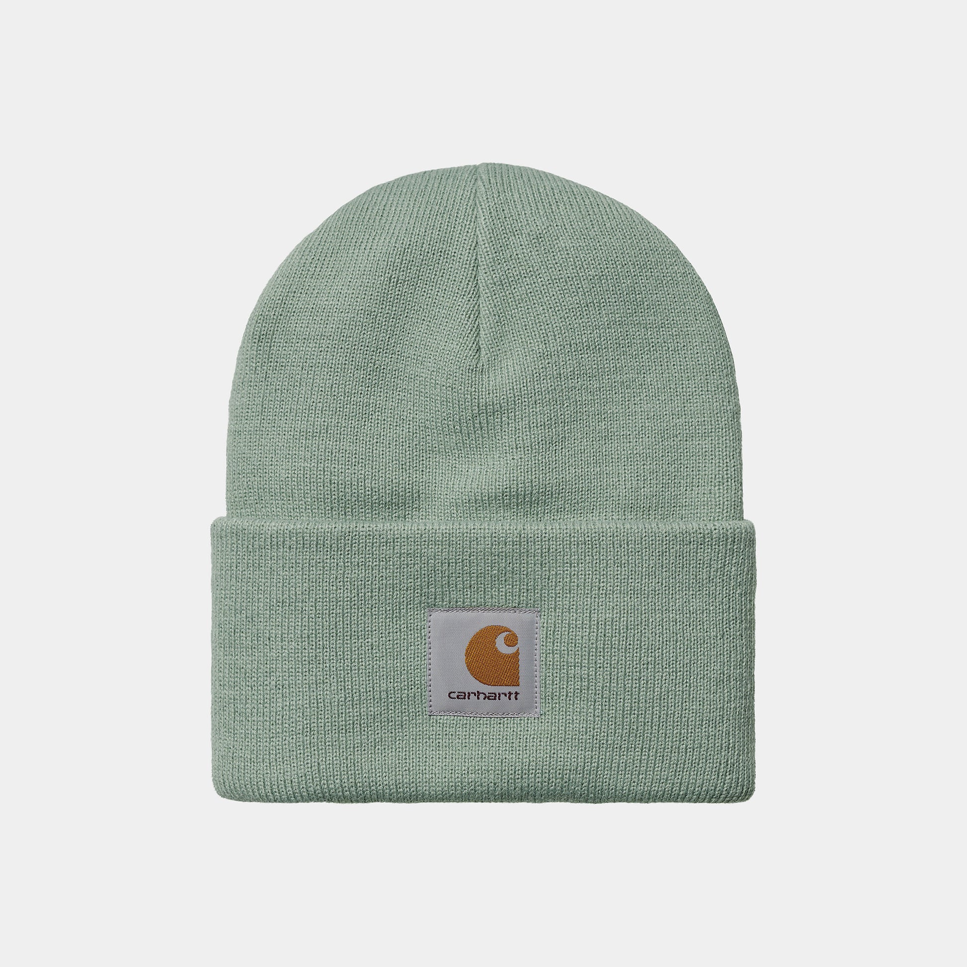 Carhartt Acrylic Watch Hat mit Carhartt Logo vorne drauf in Mint.