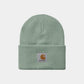 Carhartt Acrylic Watch Hat mit Carhartt Logo vorne drauf in Mint.