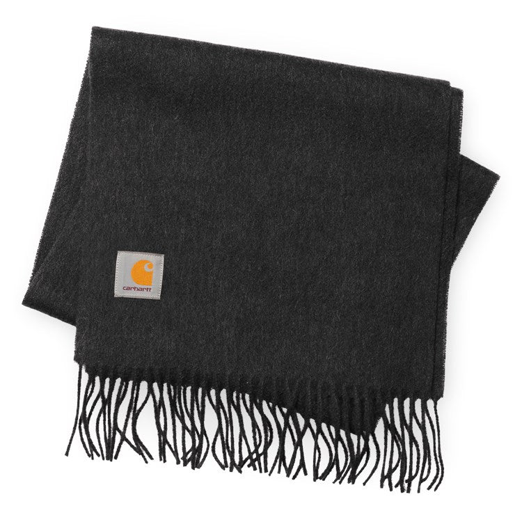 Carhartt WIP   Clan Scarf Dark Grey Heather