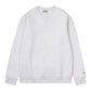 Carhartt WIP Chase Sweat in Ash Heather