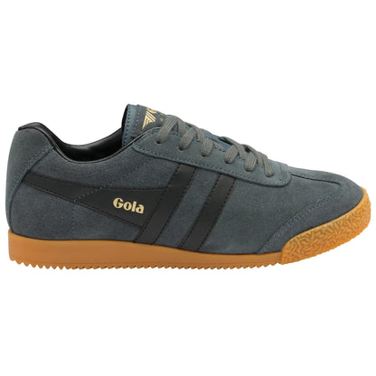 Gola Harrier Suede Ladies in graphite/Schwarz