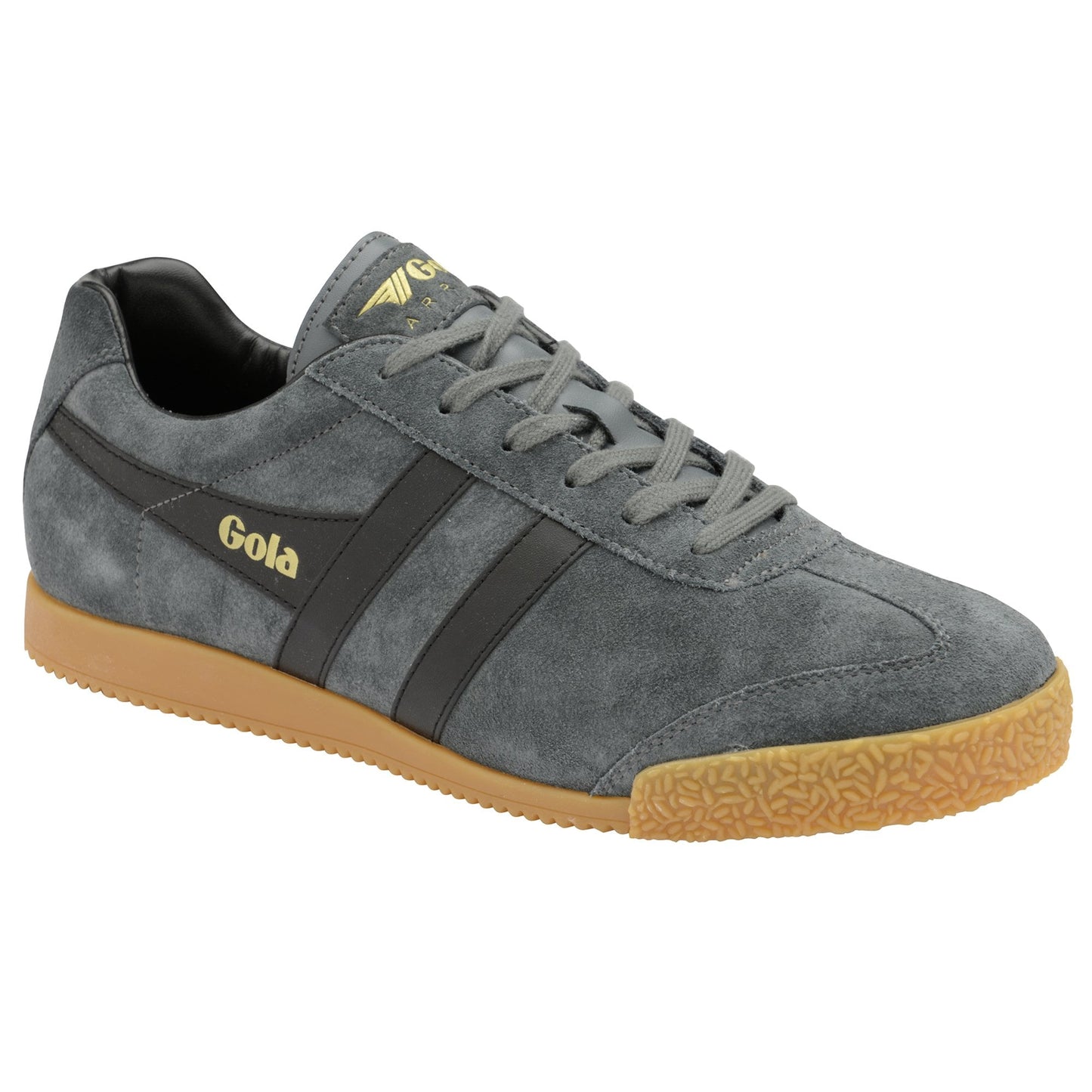 Gola Harrier Suede Ladies in graphite/Schwarz