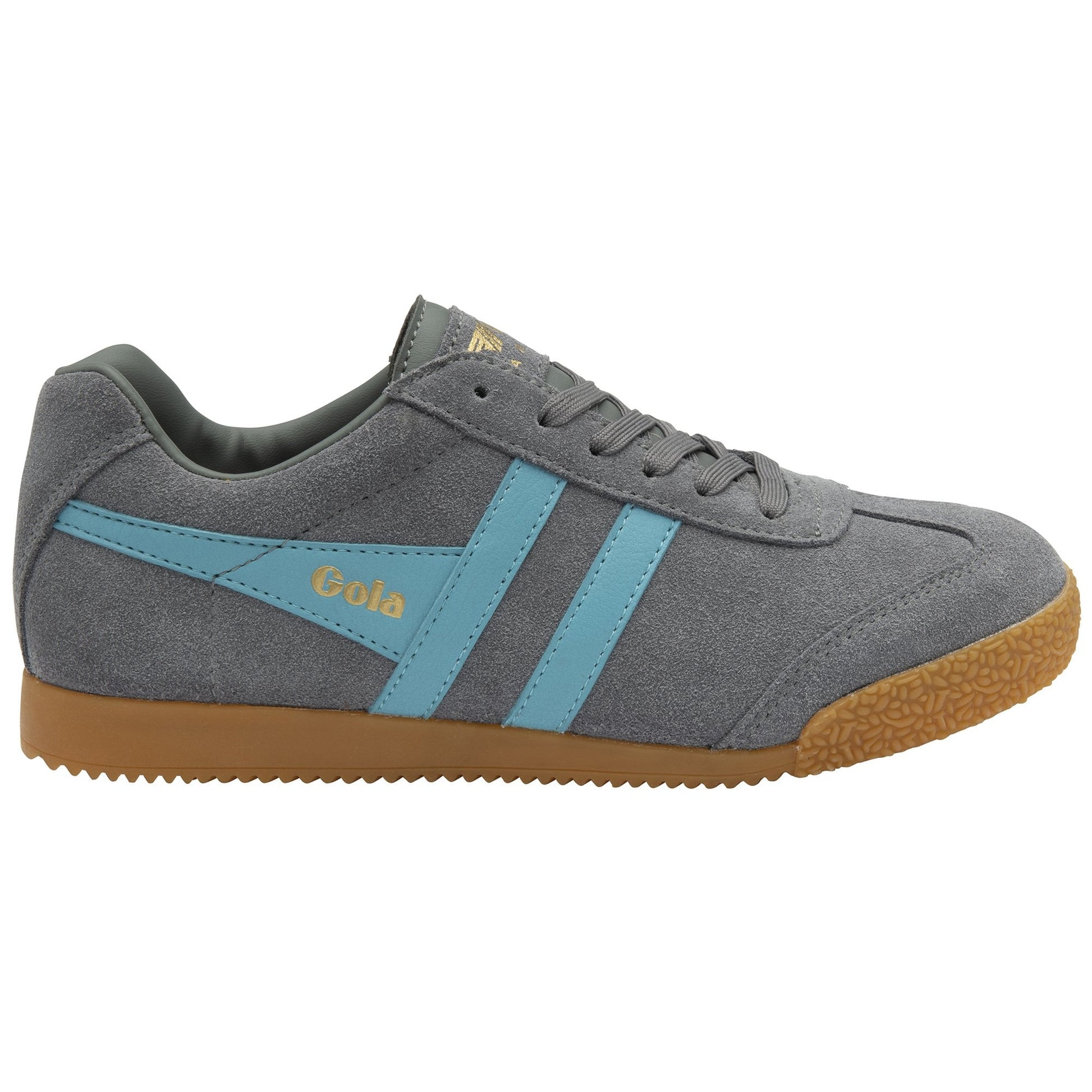 Gola Harrier Suede Ladies in ash/ocean