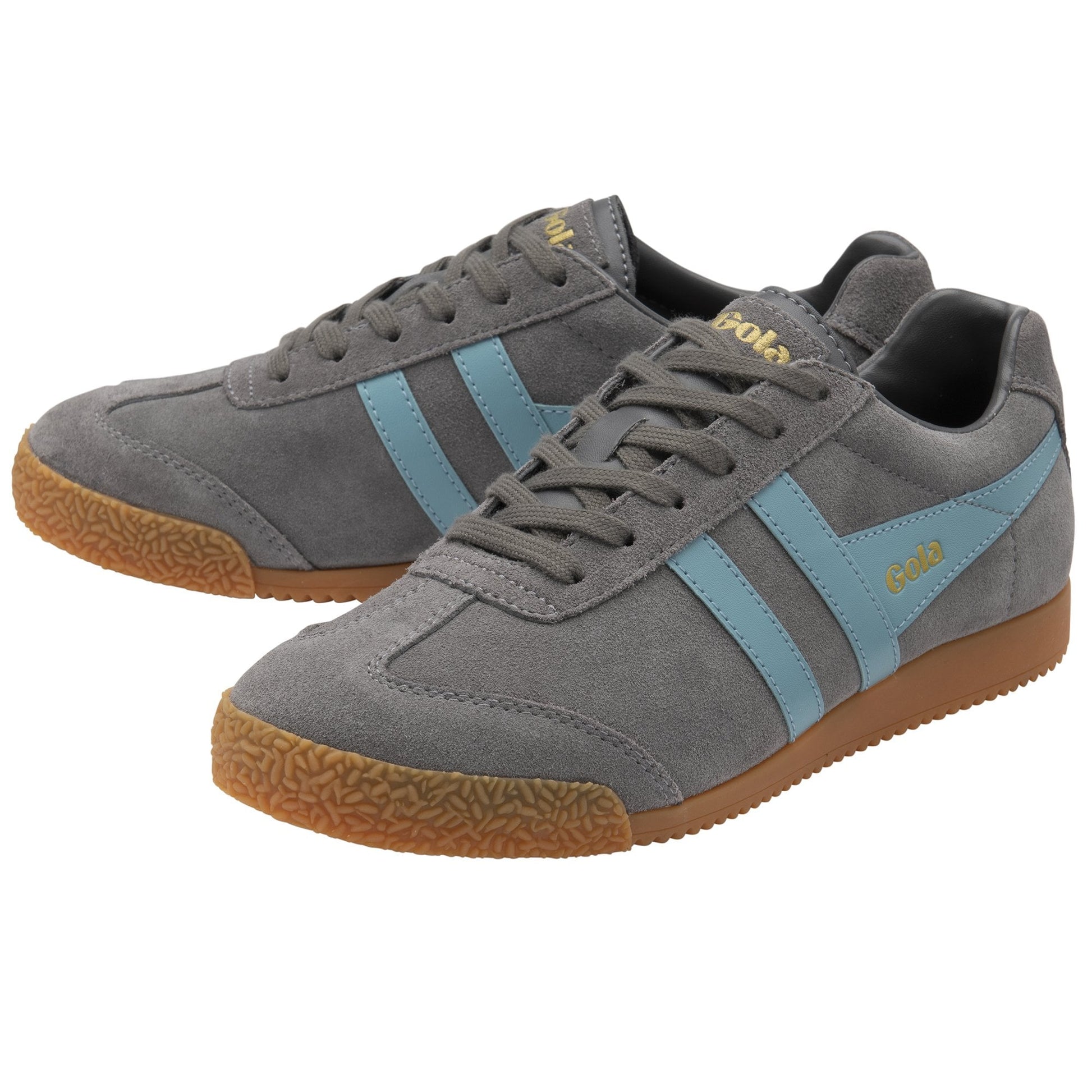 Gola Harrier Suede Ladies in ash/ocean