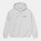 Carhartt WIP Hooded American Script Sweat in Ash Heather