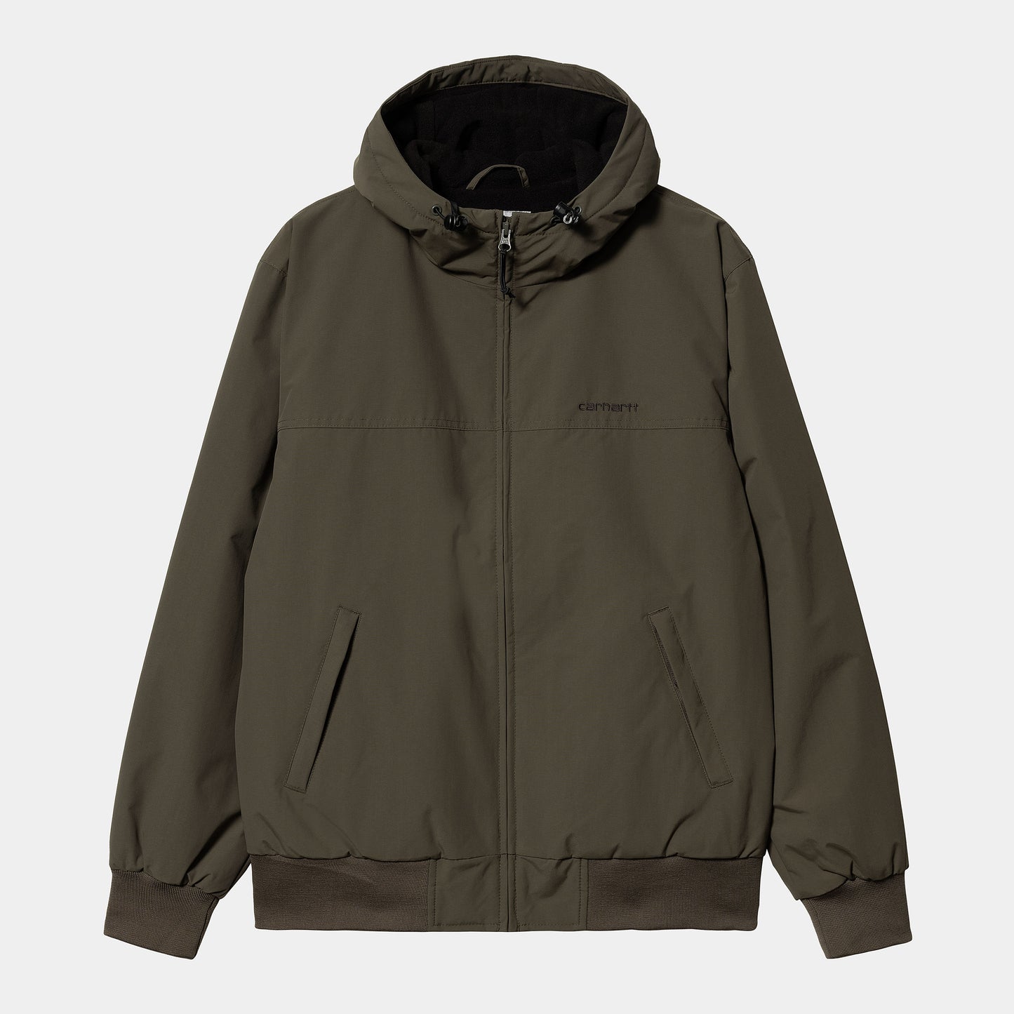 Carhartt WIP Hooded Sail Jacket 100 % Nylon in Schwarz/Weiß