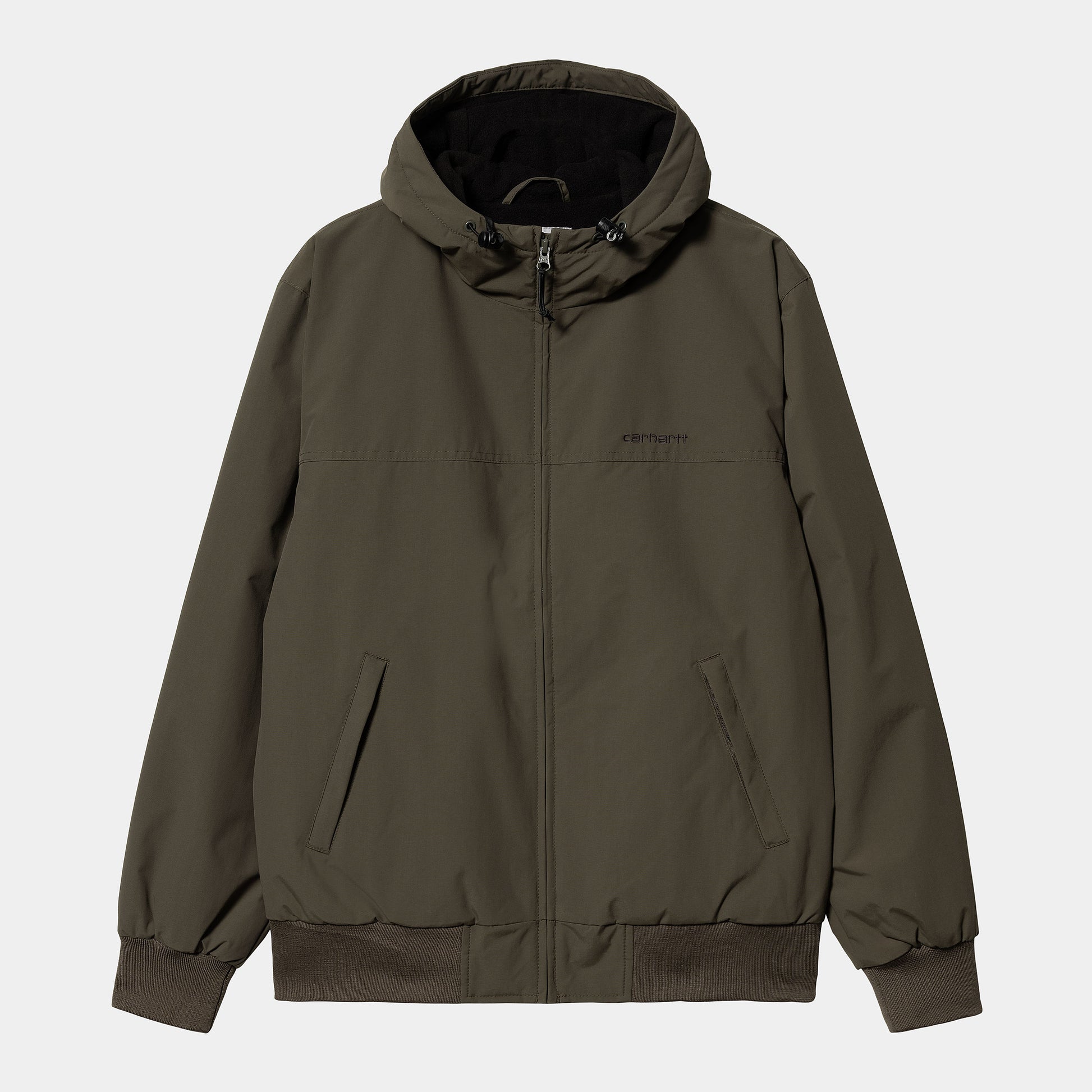 Carhartt WIP Hooded Sail Jacket 100 % Nylon in Schwarz/Weiß
