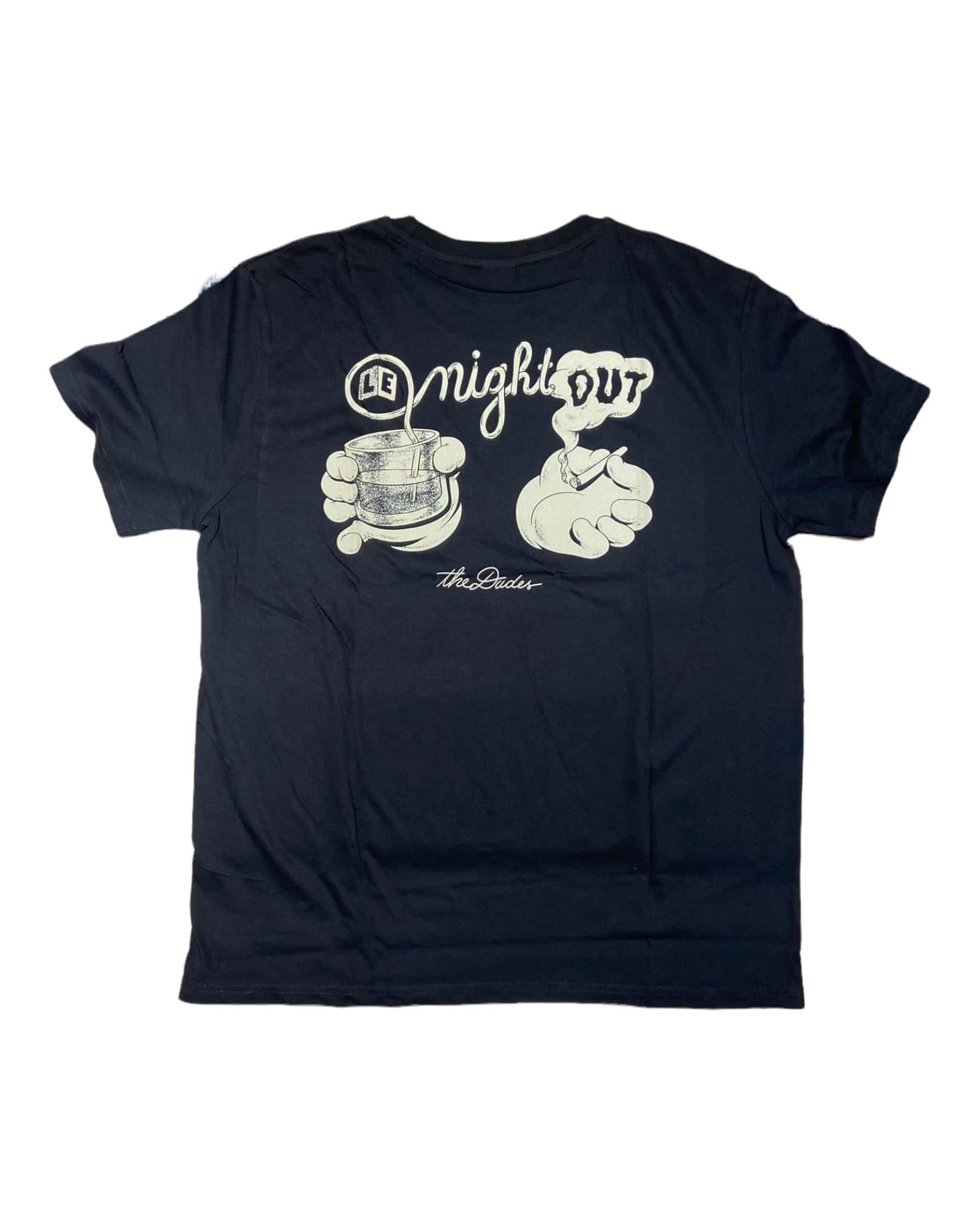 The Dudes Le Night Out T-Shirt Caviar