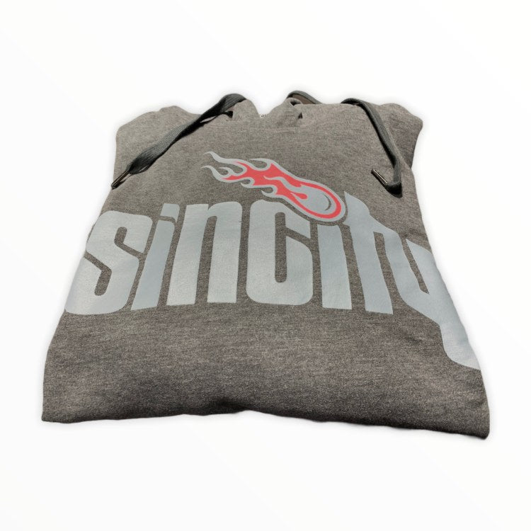 Sincity Logo Hood in heather black
