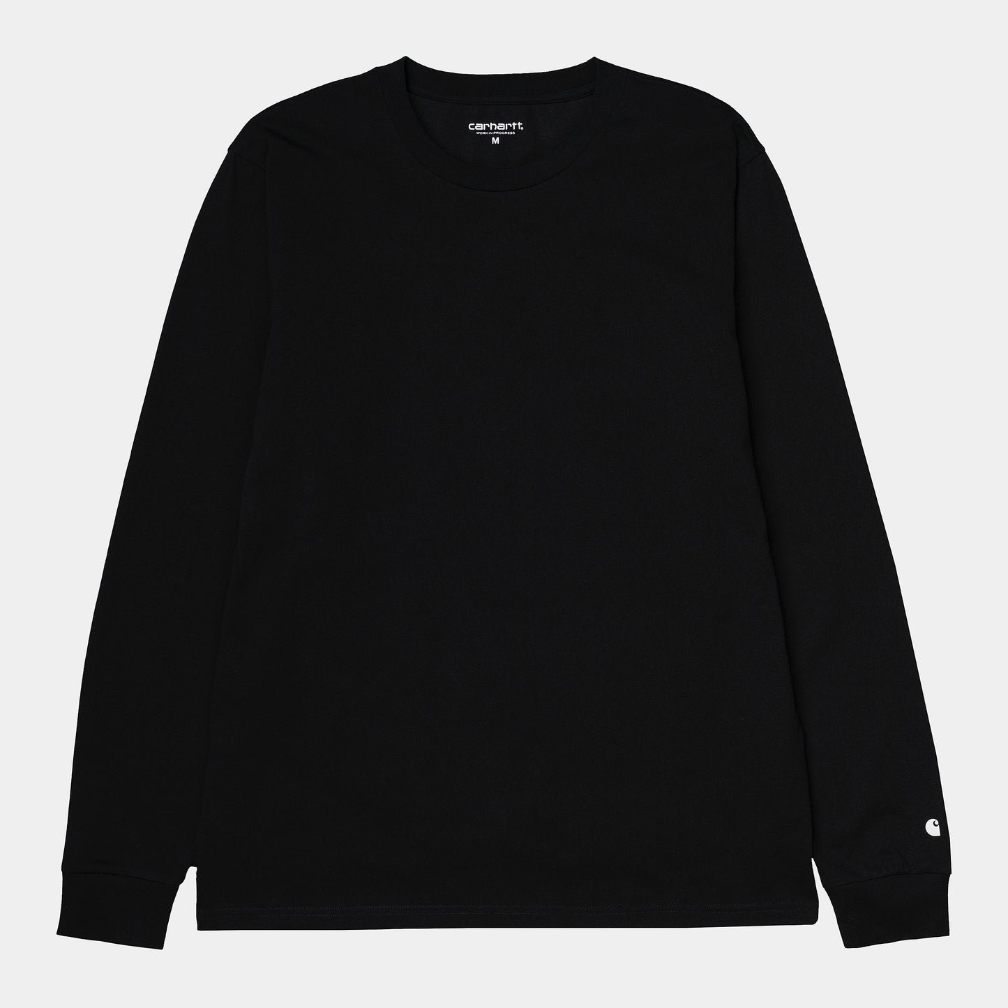Carhartt WIP L/S Base T-Shirt 100 % Cotton Black / White
