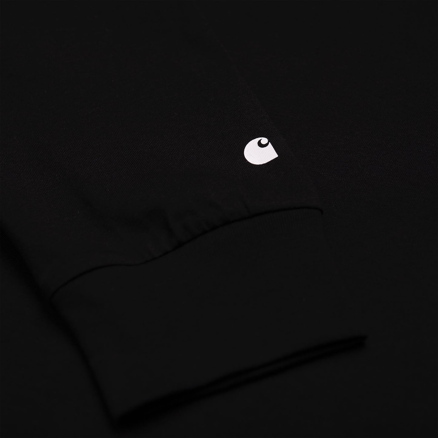 Carhartt WIP L/S Base T-Shirt 100 % Cotton Black / White