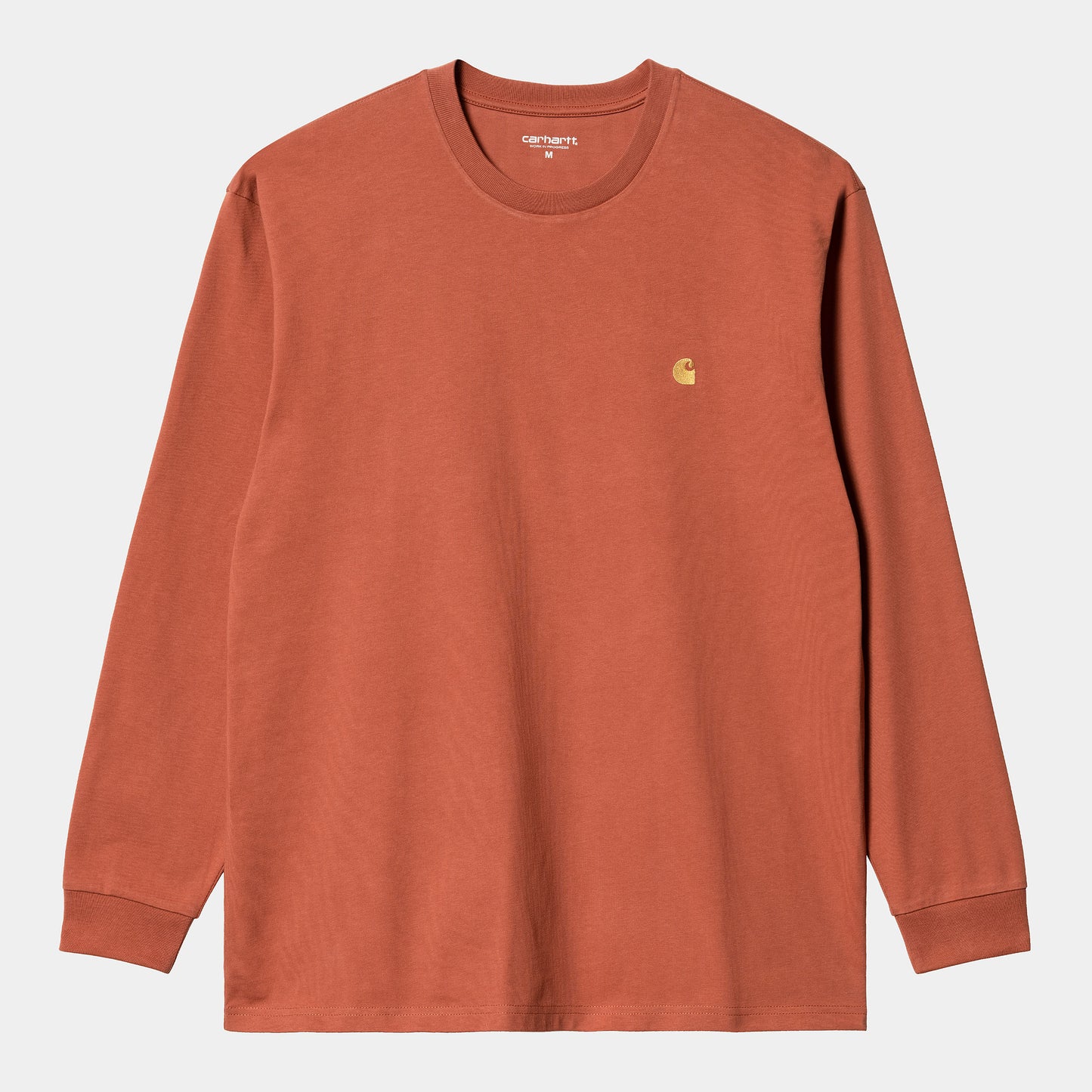 Carhartt WIP L/S Chase T-Shirt in Phoenix/Gold
