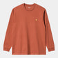 Carhartt WIP L/S Chase T-Shirt in Phoenix/Gold