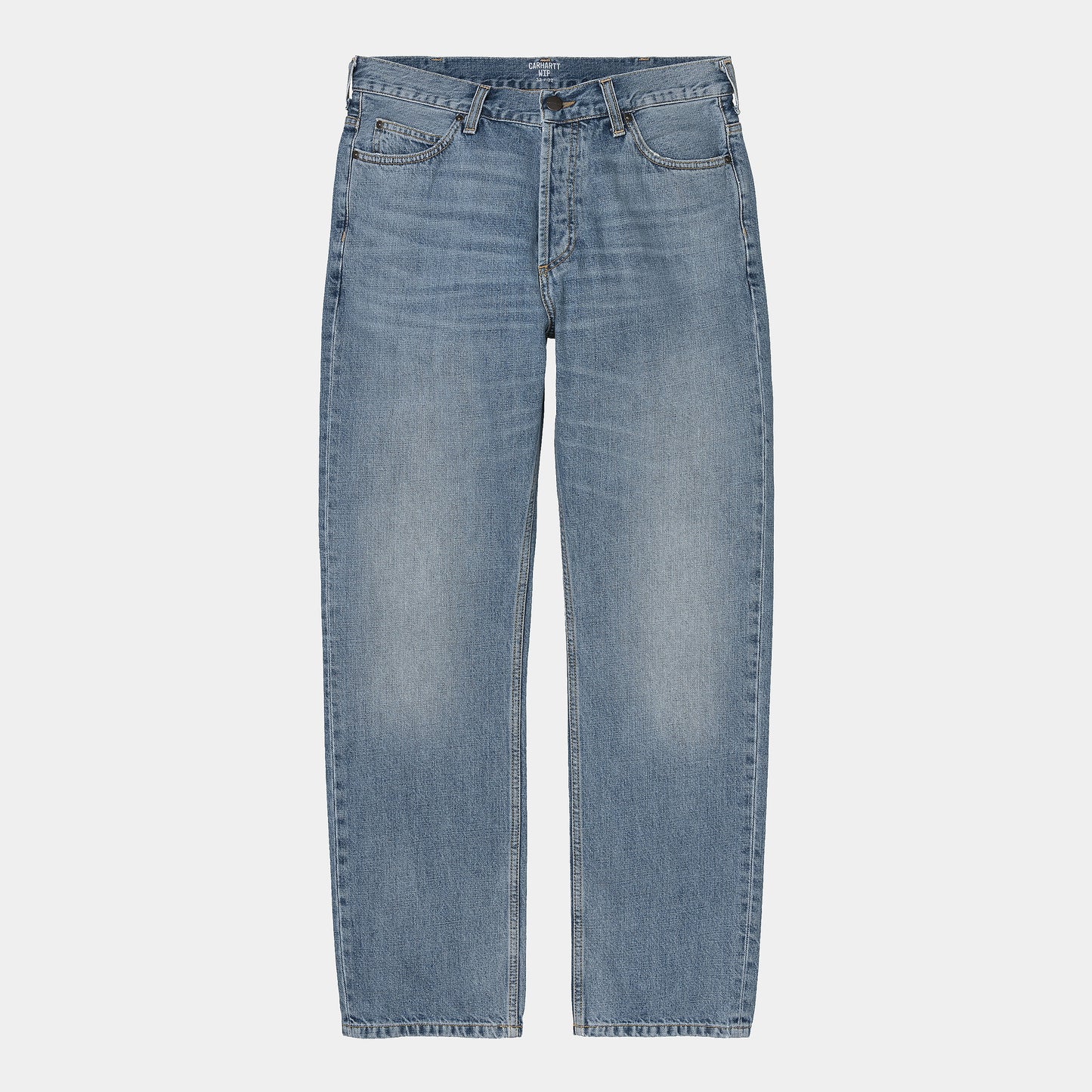 Carhartt WIP Marlow Pant Edgewood Blue worn bleached