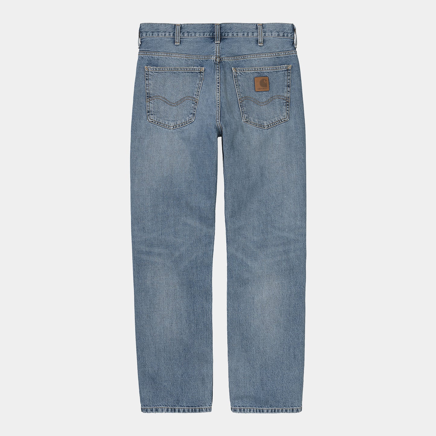 Carhartt WIP Marlow Pant Edgewood Blue worn bleached