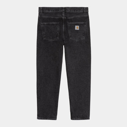 Carhartt WIP Newel Pant Organic Maitland Denim stone washed in Schwarz