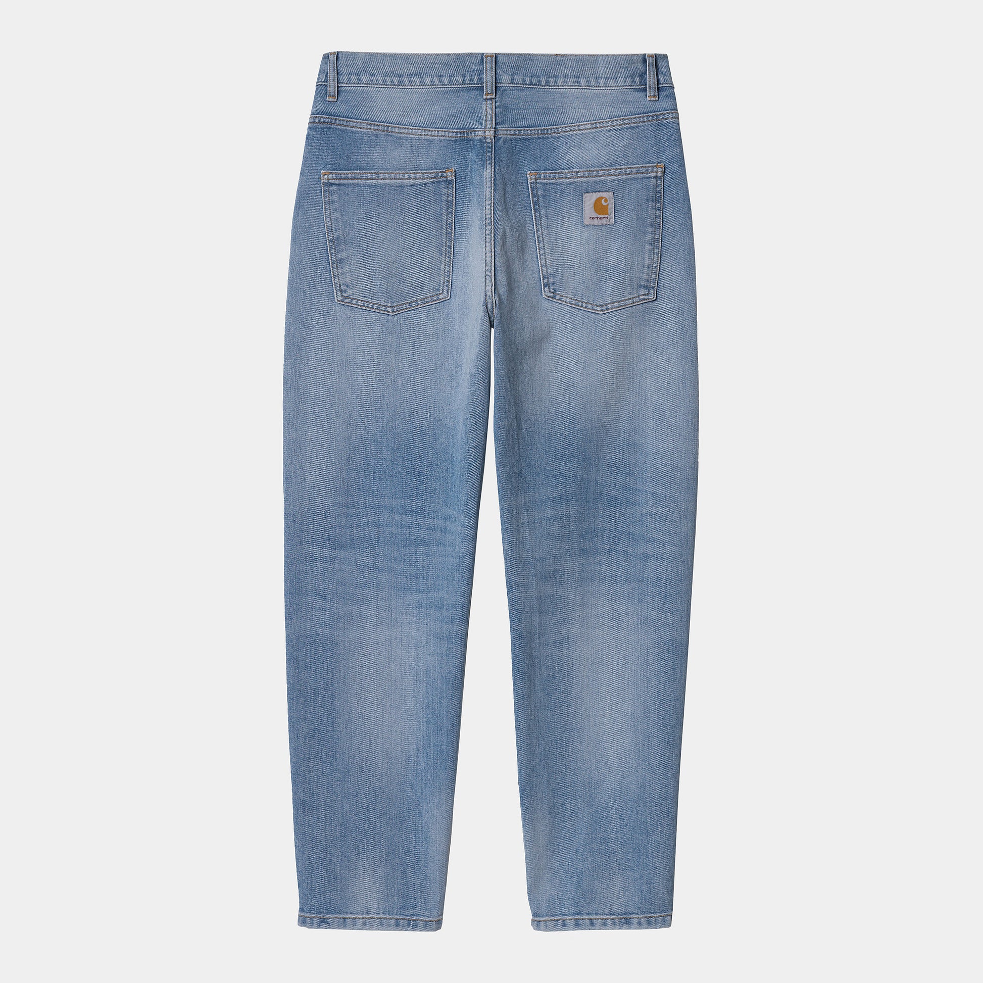 Carhartt WIP Newel Pant Blue in Blue light used wash