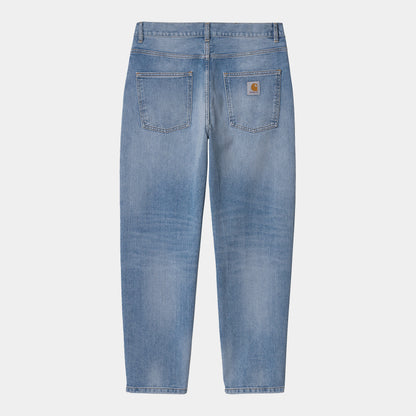 Carhartt WIP Newel Pant Blue in Blue light used wash