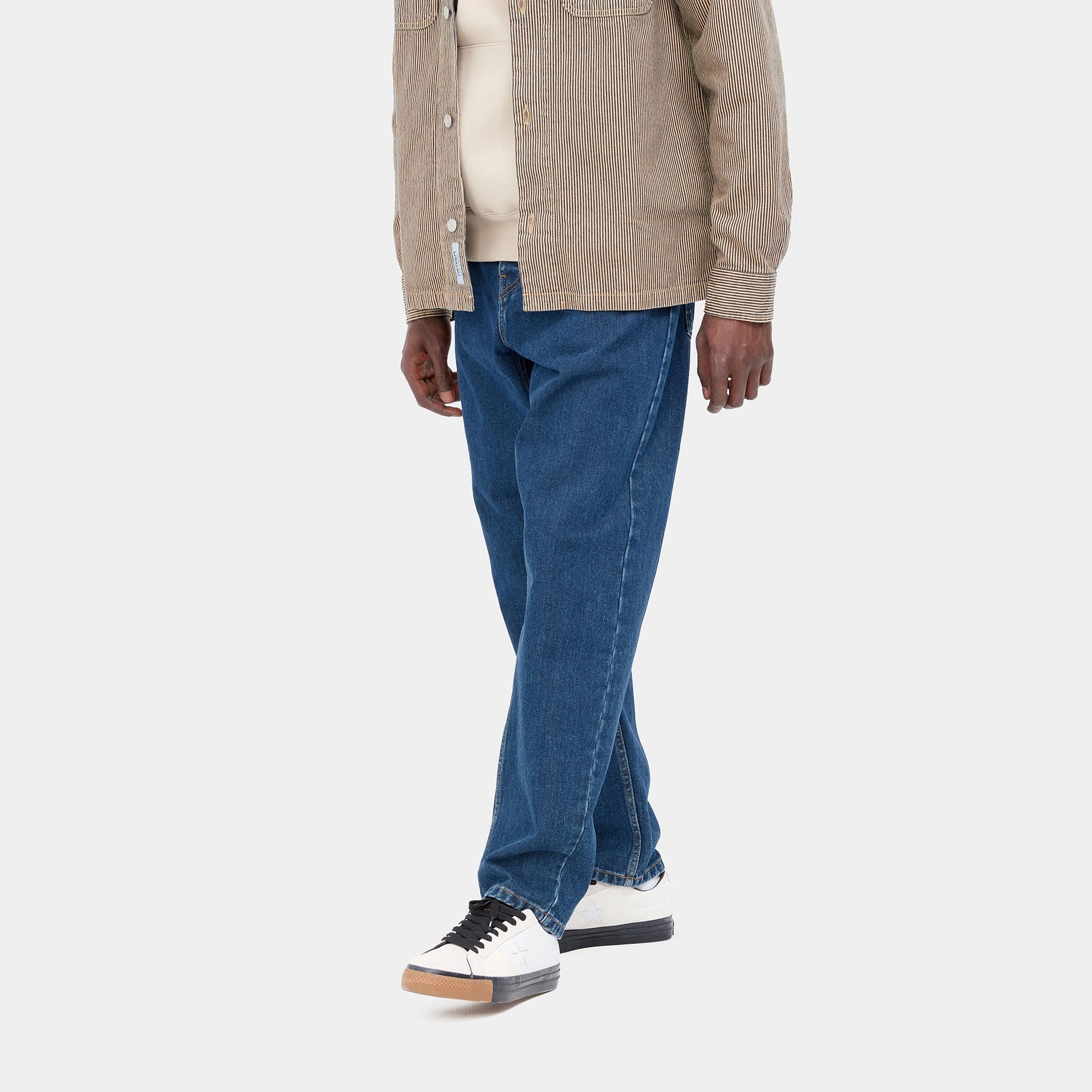 Carhartt WIP   Newel Pant Cotton Blue stone washed