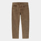 Carhartt WIP Newel Pant 100 % Organic Color Denim