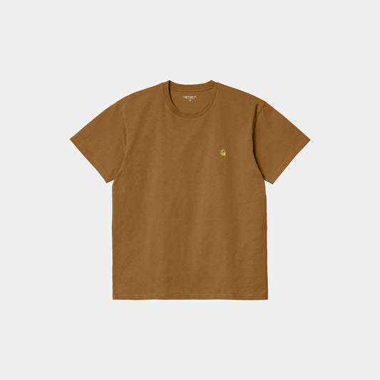 Carhartt WIP S/S Chase T-Shirt in Hamilton Brown