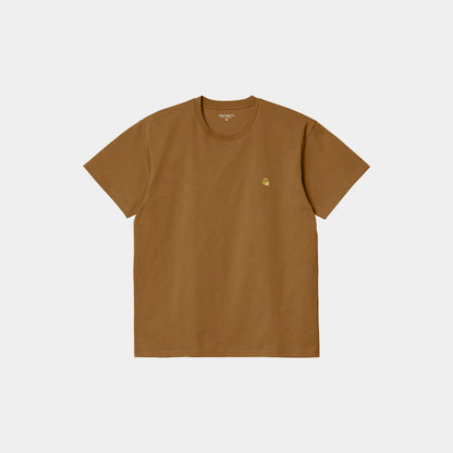 Carhartt WIP S/S Chase T-Shirt in Hamilton Brown