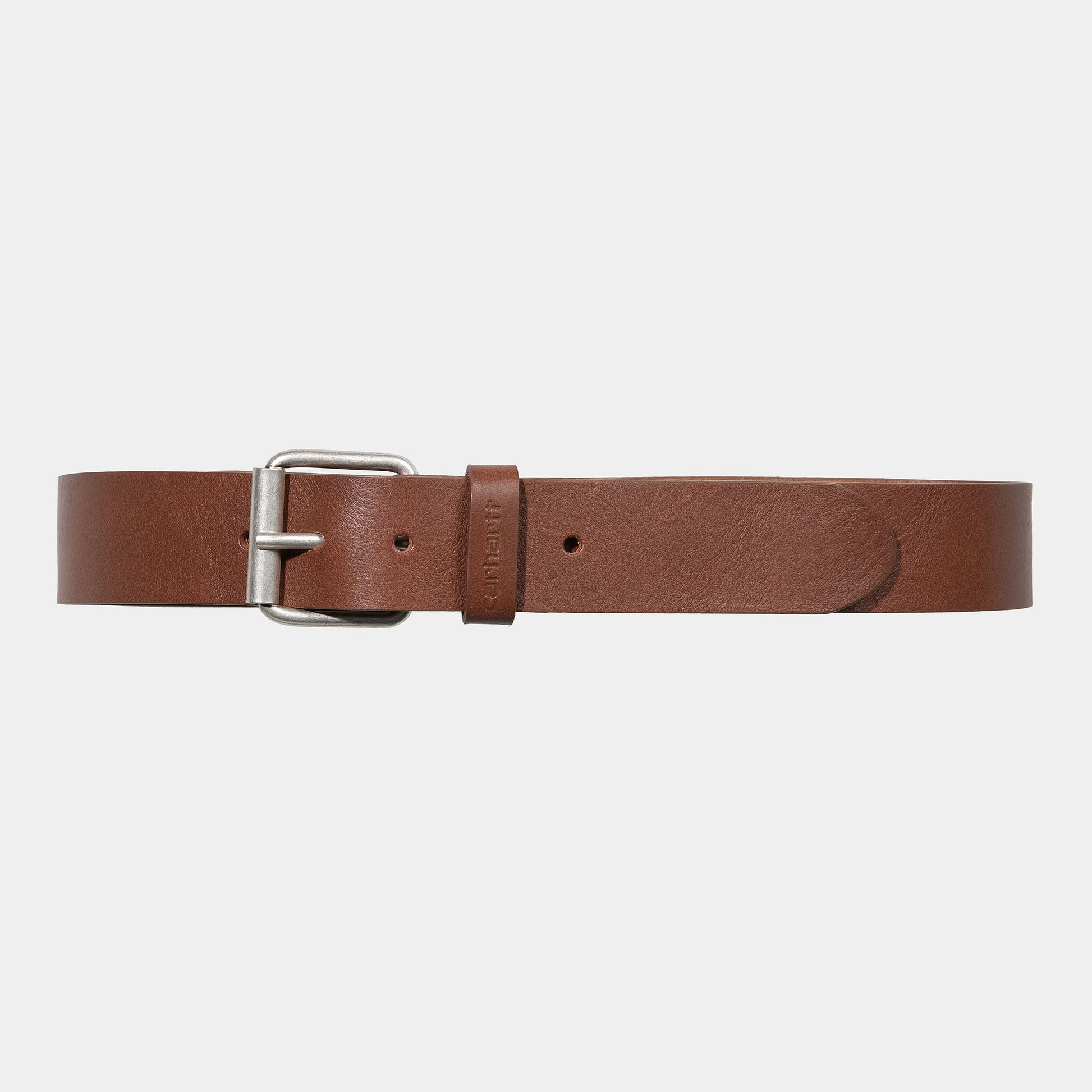 Carhartt WIP Script Belt aus 100% Leder in farbe Braun.