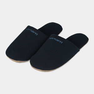 Carhartt WIP Script Embroidery Slippers 80/20 % Cotton/Polyester Astro / Icesheet