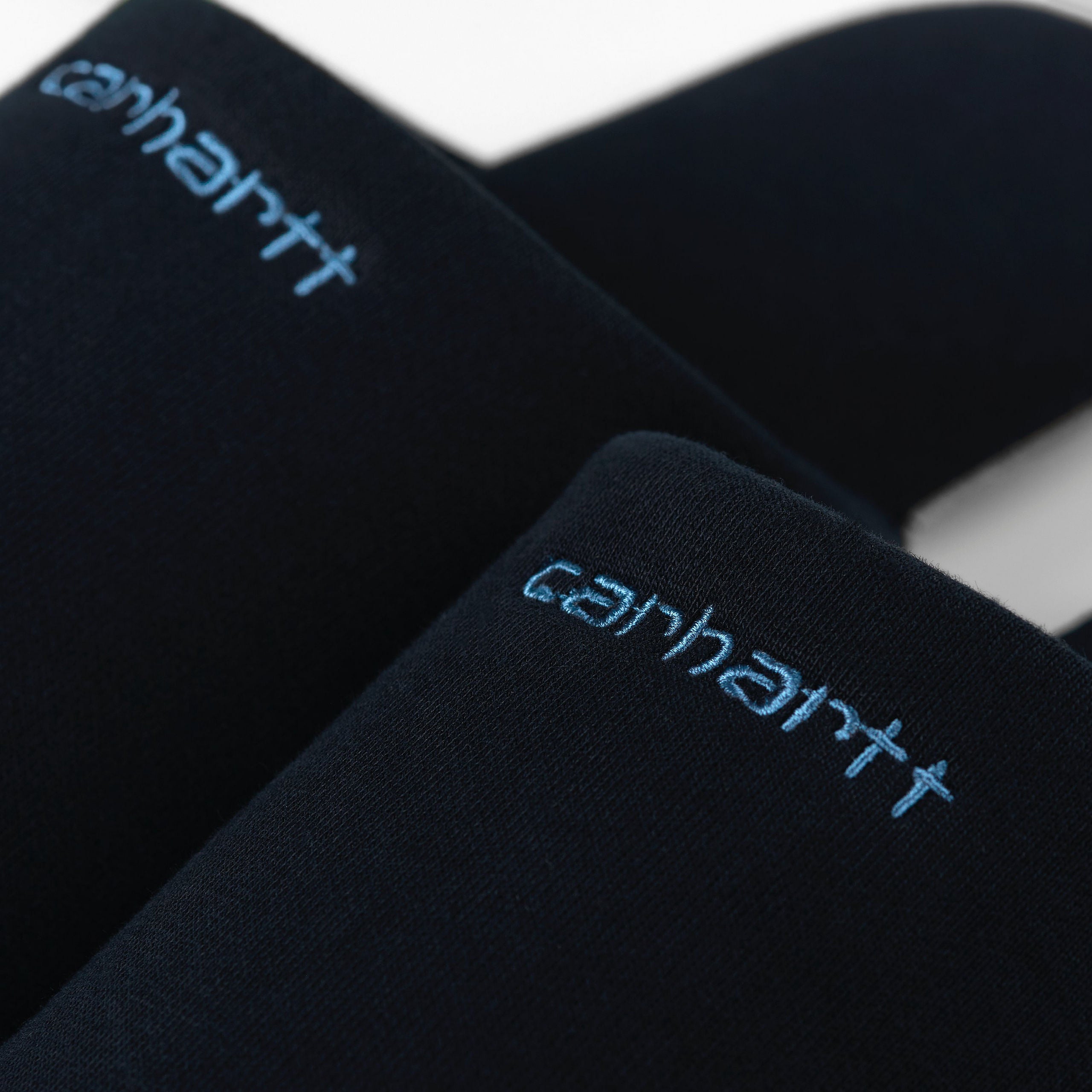 Carhartt WIP Script Embroidery Slippers 80/20 % Cotton/Polyester Astro / Icesheet