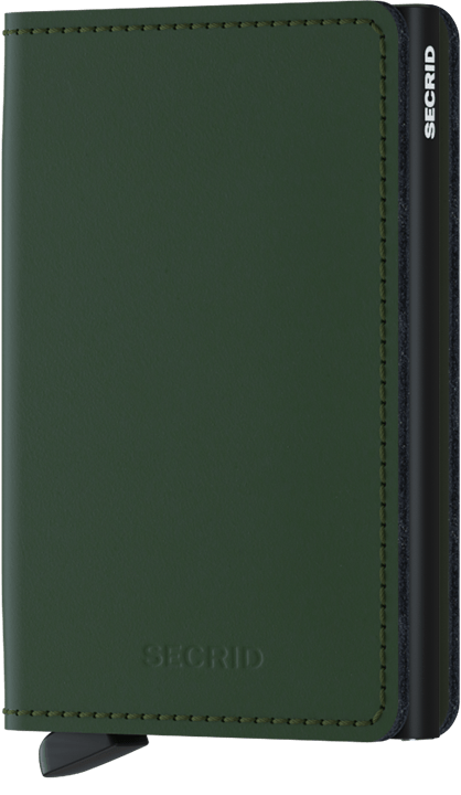 SECRID SLIMWALLET MATTE in Green-Black