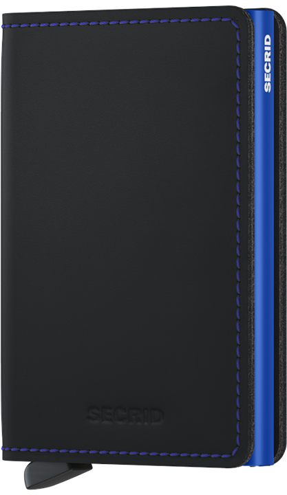 SECRID SLIMWALLET MATTE in Black & Blue