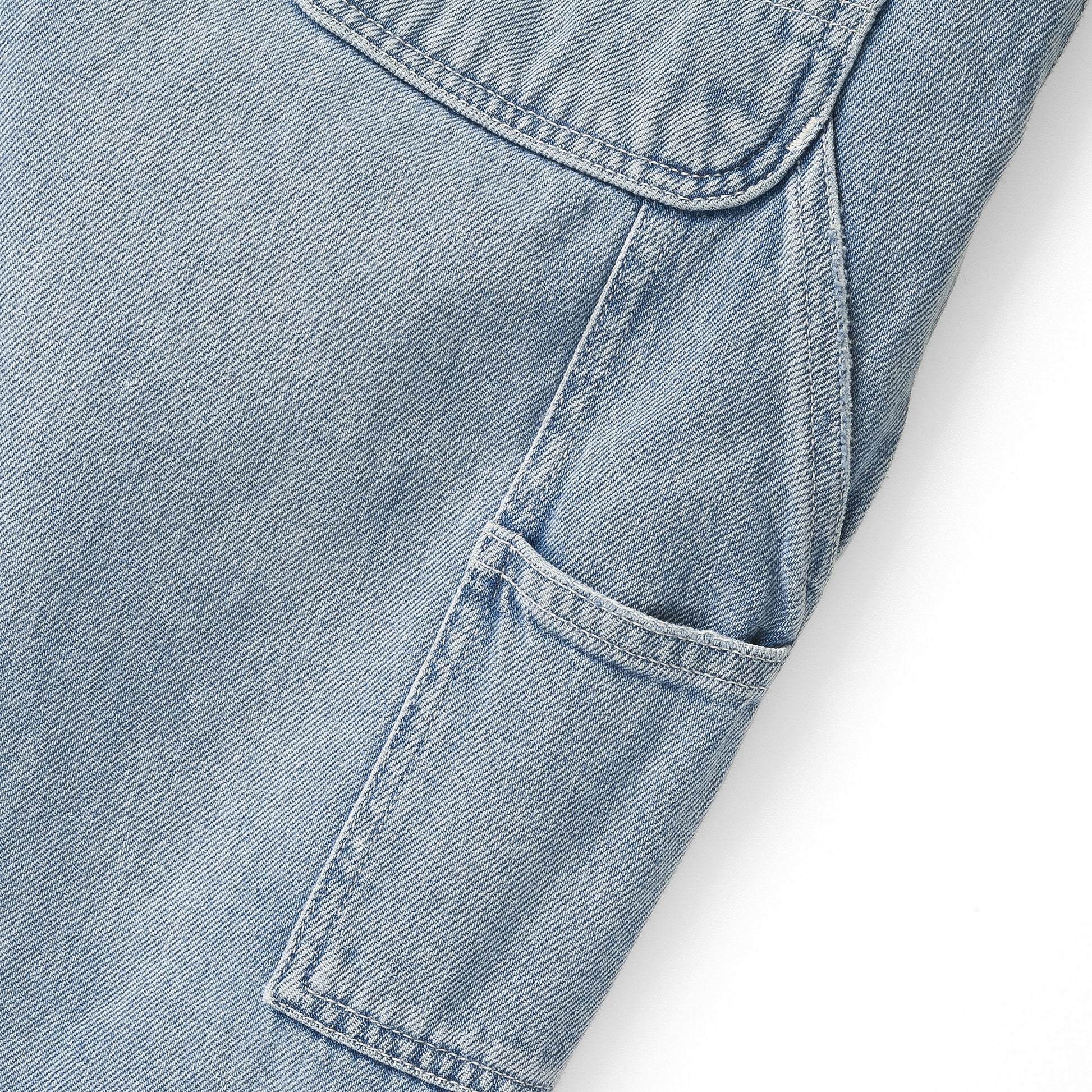 Carhartt WIP W' Pierce Pant 100 % Cotton Blue light stone washed