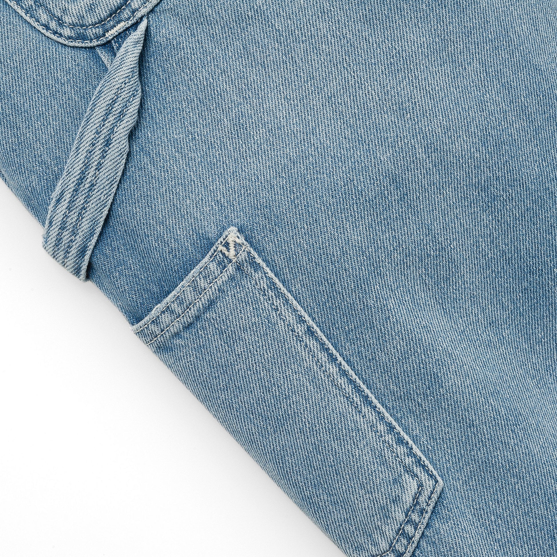 Carhartt WIP W' Pierce Pant 100 % Cotton Blue light stone washed